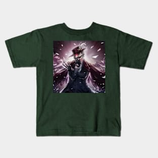 Jack The Ripper - Record of Ragnarok , record of ragnarok, buddha, usachan, shiva, adam, shuumatsu no valkyrie, record of ragnarok season 2, ragnarok, valkyrie, beelzebub, poseidon, otaku, jack the ripper,qin shi huang, zerofuku Kids T-Shirt